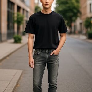 HUDSON Gray Jeans. Size 30” Waist   28” inseam